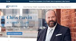 Desktop Screenshot of parvinlaw.com