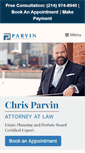 Mobile Screenshot of parvinlaw.com