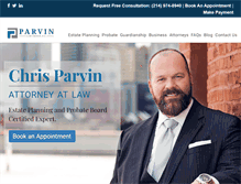 Tablet Screenshot of parvinlaw.com
